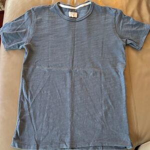 Rag & Bone Blue Classic Flame Crew Neck T-Shirt